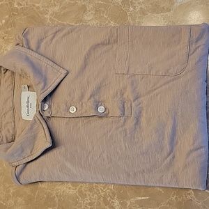 Goodfellow & CO Standard Polo-style Short-sleeved Tan Shirt,  XL
